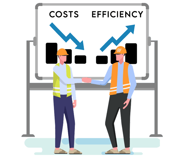 Costs Go Down, Efficiency Goes Up